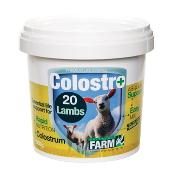Lamb Colostro+ - Naturally derived, high quality colostrum for newborn lambs with Colostro+ Shield, prebiotics and egg proteins for rapid nutritional support, immunity and energy