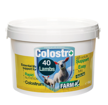 Lamb Colostro+ - Naturally derived, high quality colostrum for newborn lambs with Colostro+ Shield, prebiotics and egg proteins for rapid nutritional support, immunity and energy