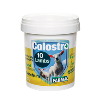 Lamb Colostro+ - Naturally derived, high quality colostrum for newborn lambs with Colostro+ Shield, prebiotics and egg proteins for rapid nutritional support, immunity and energy